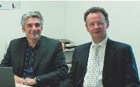 En cédant la totalité de ses parts à Pascal Mortreuil, (à gauche), Alain Géron a choisi un repreneur dont l'activité de son entreprise complète la sienne.