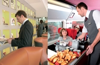 Les programmes dédiés aux pro incluent des services comme une salle d'attente en gare (Eurostar) ou un petit déjeuner (Thalys).