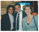 Béatrice Danois (Provalys Performance Energétique), Vincent Léonard (Chef d'Entreprise Magazine), Tatiana Tauziet (Gaz de France).