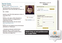 Patrick Carias se rend quotidiennement sur sa page Viadeo.