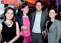 Gaelle Jouanne (Chef d'entreprise), Edith de Pontbriand (Dunod), Odat de Féline (Cabinet de Féline) et Valérie Alasluquetas (Adetem)