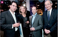 Geoffroy de Becdelièvre (PlanetVeo), Corinne Schoner (Bienfait et Associés), Renaud Mulvidson (Elendil) et Bernard Boulanger (Logoprom)