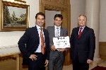 Stéphane Huet (directeur commercial PME Dell France), Jean-Philippe Regnault (Sinetis) et Jean-François Roubaud (CGPME).