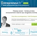 Entrepreneur.fr, nouveau réseau social et de ventes privées exclusivement dédié aux entrepreneurs