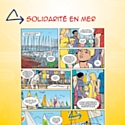 Le calendrier de La Solidarité Mutualiste met en valeur ses partenariats à travers une BD.