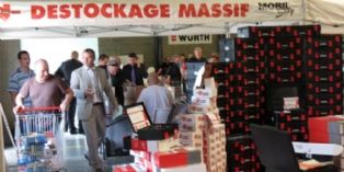 Würth organise les ventes privées de l'outillage