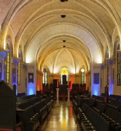 Installée dans un ancien couvent, la Grande Loge y héberge son musée, sa bibliothèque et ses archives.