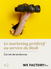 Couverture livre blanc Le marketing prédictif au service du BtoB | Carnet de tendances