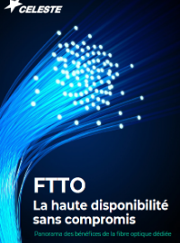 Couverture livre blanc FFTO : Fiber To The Office ou la haute disponibilité sans compromis. Panorama des bénéfices de la fibre optique dédiée.